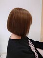 ヘア ポジション HAIR Position 能代北店&nbsp;愛されボブヘアー。毛先は重めに残しました。