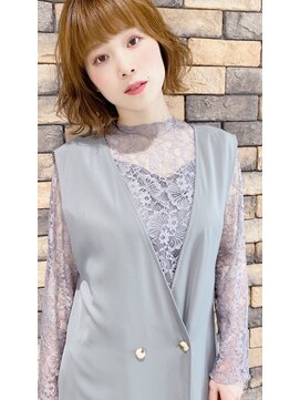 トゥーリ(tuuli) tuuli☆20代30代40代ベビーバングショコラベージュワンカール