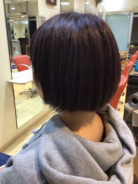 エイチエアー アルファ H'air alfa つつじヶ丘北口店 切りっぱなしボブ