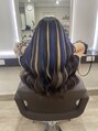 グランディールヘアデザイン(grandir hairdesign)&nbsp;エクステ2色で派手メッシュ！！