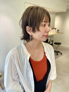 ハル 南平岸(HARU) アンブレラカラーのボブウルフ