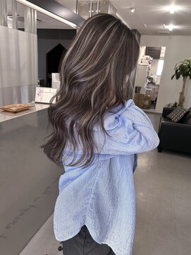 キング 梅田(K!ng) 【梅田】ハイライトカラーホワイトハイライト髪質改善カラー