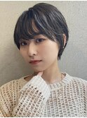【小顔見せ】ナチュラルショート ハシムラアキト