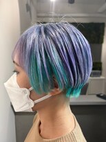 アトリア 横浜(Atria)&nbsp;インナーカラー　ラベンダー＆ミントグリーン