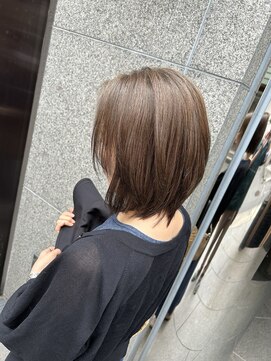 エルピス 中央林間店(elpis) 透明感ブリーチなし白髪ぼかし