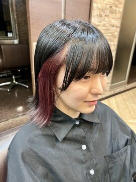 キャラ 池袋本店(CHARA) 大人のダブルカラー【インナーカラー/フェイスフレーミング】
