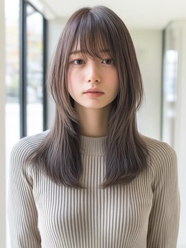 アルトリスト(Altruist Aging×HAIR&SPA) ★ダークアッシュ大人ガーリーボブ着物ミディアムレイヤーカット