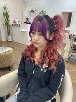 グロス 心斎橋(GLOSS)&nbsp;【GLOSS心斎橋】盛り髪ハーフツイン