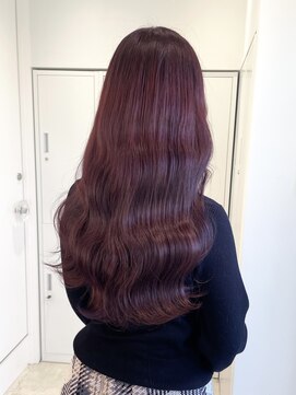 タストウキョウ 表参道(tas TOKYO) ワインレッド/ピンクカラー/似合わせカラー/ブリーチなしカラー