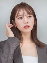 ガーデンヨコハマエスト(GARDEN YOKOHAMA est)&nbsp;似合わせカット　ミディアム　外ハネ　メルティカラー