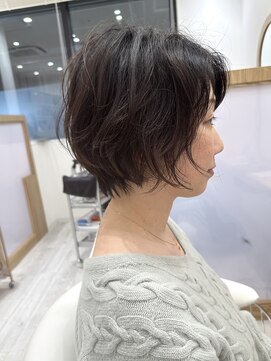 アドラーブル ココロ 新潟(adorable CoCoLo) ふんわりカール/ニュアンスパーマ/ルーズヘア/ショコラ