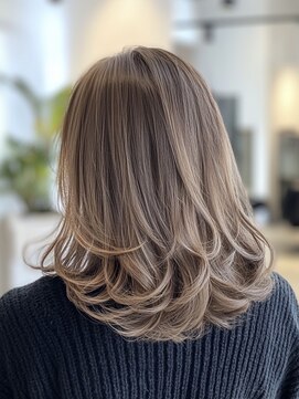 サンタフェ 岐阜島店(Santa'Fe) 白髪ぼかしカラー/脱白髪染め/グレイカラー/大人女性