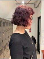 ナループロアツム(Nalu pu loa Tsum)&nbsp;ボブパーマ/暖色カラー/ミニボブパーマ