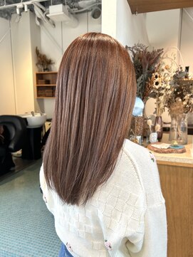 エルム 原宿 表参道(yelm) ブリーチナチュラルハイライトデザインカラー