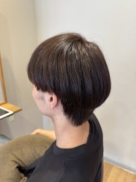 ポート(PORT) ラウンドマッシュ×ブラウンカラー