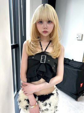 ユーフォリア 新宿通り(Euphoria) レイヤーカット/ザクザクレイヤー/韓国ヘア