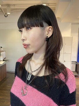 テクネ 天神大名(techne) 天神大名ウルフカットウルフレイヤーくびれヘア今泉