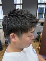 カザマ&nbsp;ツーブロックショート