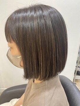 富士見ヶ丘ショートくびれショートイルミナカラー顔周りレイヤー