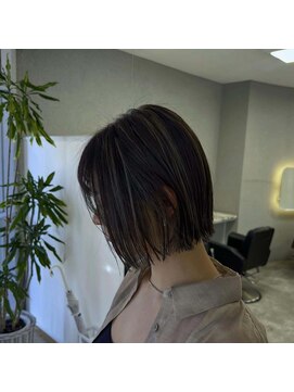 ハイライトカラー×ボブ