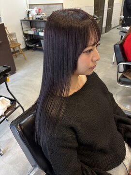 ラック 表参道(LUCK) ラベンダーグレージュケアブリーチ/ブリーチ/表参道/原宿