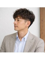 スープレックス ヘアーデザイン(SOUPREX HAIR DESIGN)&nbsp;大人メンズツーブロックビジネスパーマ　20代 30代 40代 50代