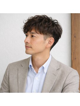 スープレックス ヘアーデザイン(SOUPREX HAIR DESIGN) 大人メンズツーブロックビジネスパーマ　20代 30代 40代 50代