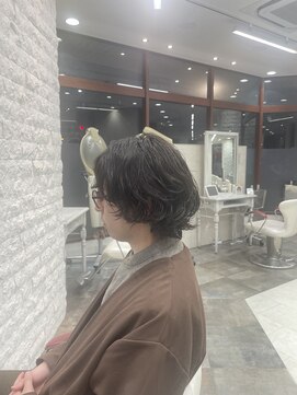 アース 福岡天神赤坂店(HAIR & MAKE EARTH) メンズ/デザインパーマ/ブリーチカラー/30代/メンズカット