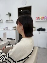 アオ 甲府本店(AO)&nbsp;インナーカラー×ポピーレッド