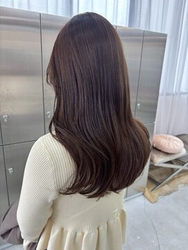 ユイマァル 岡山店(YUIMARL) 柔らかい透明感カラー20代30代40代ブリーチなしブラウンカラー