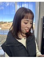 ティル(till)&nbsp;【till_fukuda】レイヤーカット+ピンクブラウン