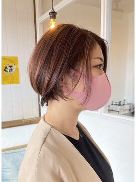 ハンズ(HANDs) 首元すっきり見えの大人上品ボブ