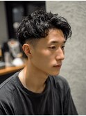 メンズカットスタイル(パーマあり/なし相談可)+シェービング