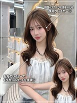 アプリ 大宮西口(appri) 韓国風くびれロングレイヤー×艶チョコブラウン/大宮