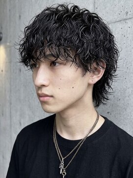 ヘッドストック 大和八木店(HEAD STOCK) シャドウパーマニュアンスパーマツイストスパイラルメンズ眉毛