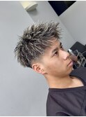 短髪/ジェットモヒカン/メッシュパーマ/ツイストパーマ