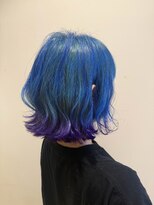 ニシオギ ヴォイス 西荻窪店(nishiogi voice)&nbsp;ダブルカラーボブ【レイヤーカット】波巻きで小顔魅せ