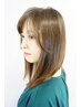 【サラサラヘアー】カット+美容液配合カラー+髪質改善トリートメント