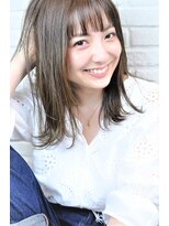 ナンバー 天王寺(NUMBER)&nbsp;【number +uta*天王寺】オン眉×切りっぱなし×外ハネボブ