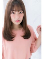 ローレン(LOREN)&nbsp;＊LOREN＊ナチュラルシースルーバングひし形シルエットセミディ