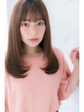 ローレン(LOREN) ＊LOREN＊ナチュラルシースルーバングひし形シルエットセミディ