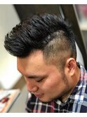 サイドパートモヒカン・スパイキーショート・Hommehair2nd櫻井