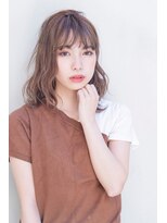 ケイト(kate)&nbsp;【kate 大宮】波ウェーブミディ×シナモンベージュ