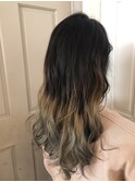 namie 外国人風カラー!アッシュグラデーション