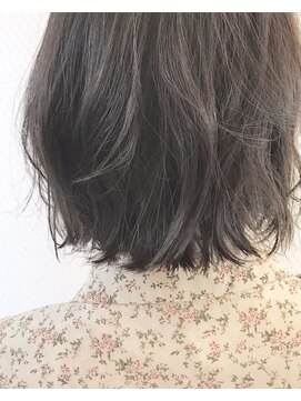 フロート 小阪店(float) アッシュグレー_ココアブラウン,フリンジウェーブ