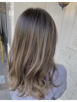 エイムヘアーティエル 鶴川店(eim hair tiele) パールアッシュ×シャドールーツ