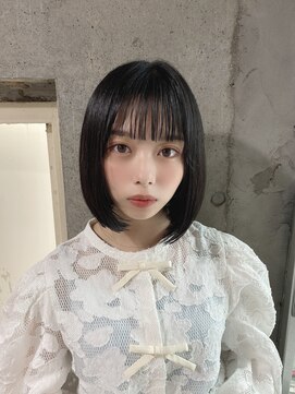 サロンドミルク 原宿(salon de MiLK) 【salon de MiLK 原宿】さらっとショートボブ