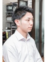 ヘアージャンティ(HAIR GENTIL)&nbsp;メンズ　ショート　【 ビジカジツーブロック × マッシュ 】