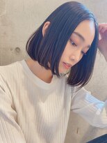 ルービック 梅田茶屋町(Rubik)&nbsp;ナチュラル_大人ボブ_インナーカラー