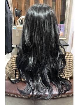 ティアラ 桜木町(TIARA) ネイビーブラック　シークレットハイライト